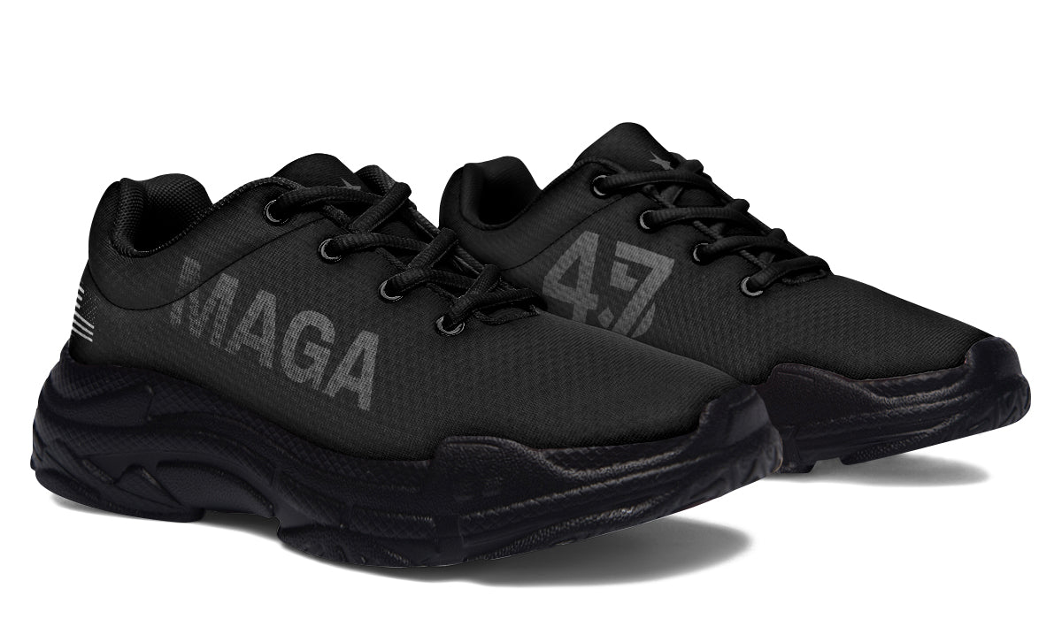 Dark MAGA Chunky Sneakers