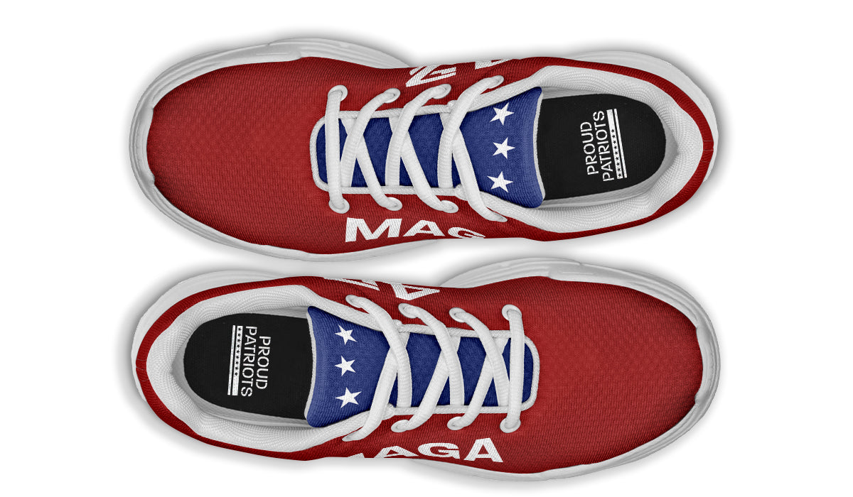 Red White Blue MAGA Chunky Sneakers