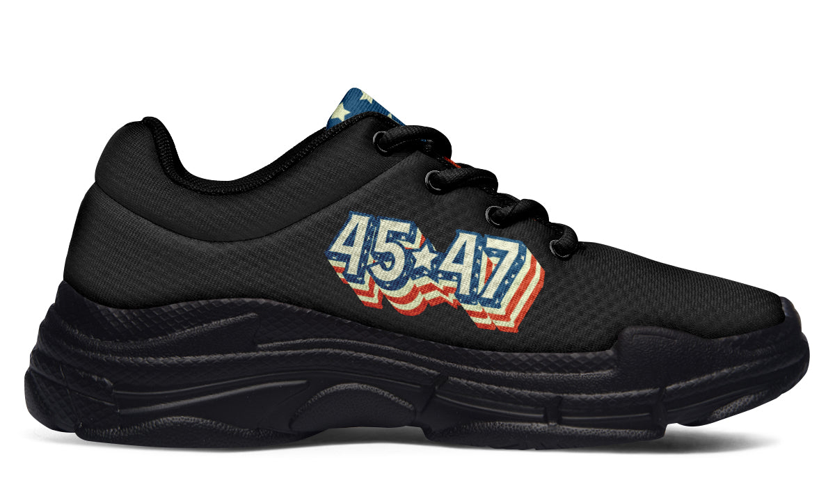 Retro 45-47 MAGA Chunky Sneakers