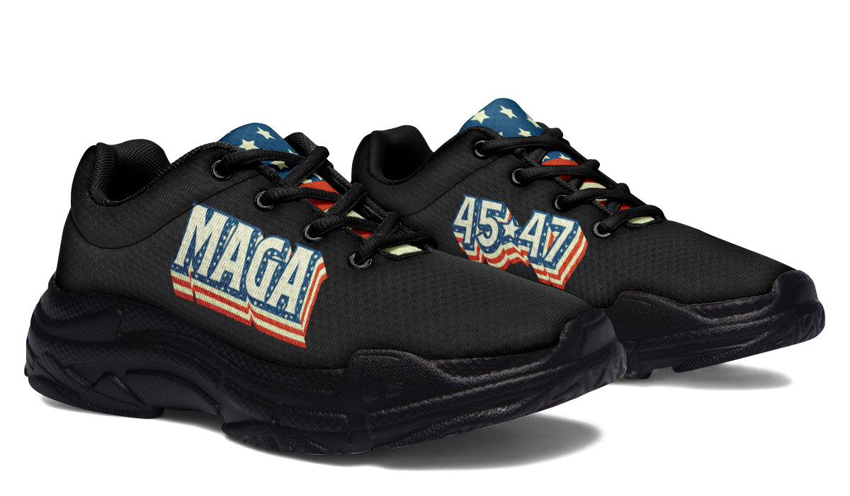 Retro 45-47 MAGA Chunky Sneakers