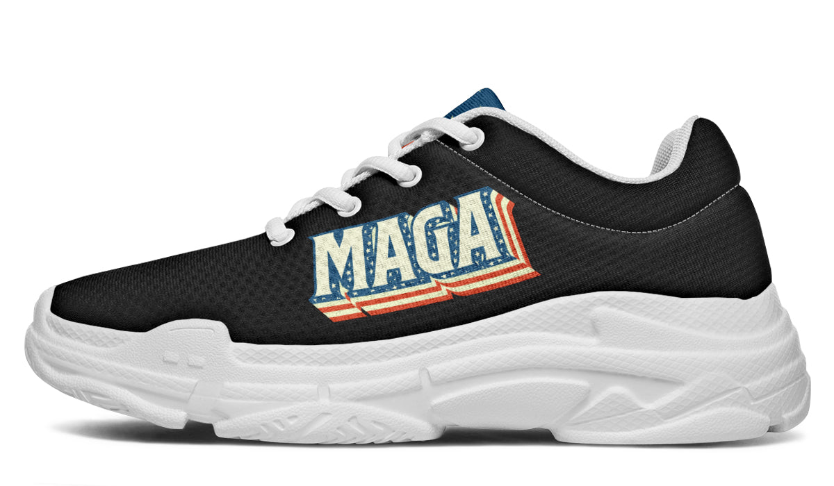 Retro 45-47 MAGA Chunky Sneakers