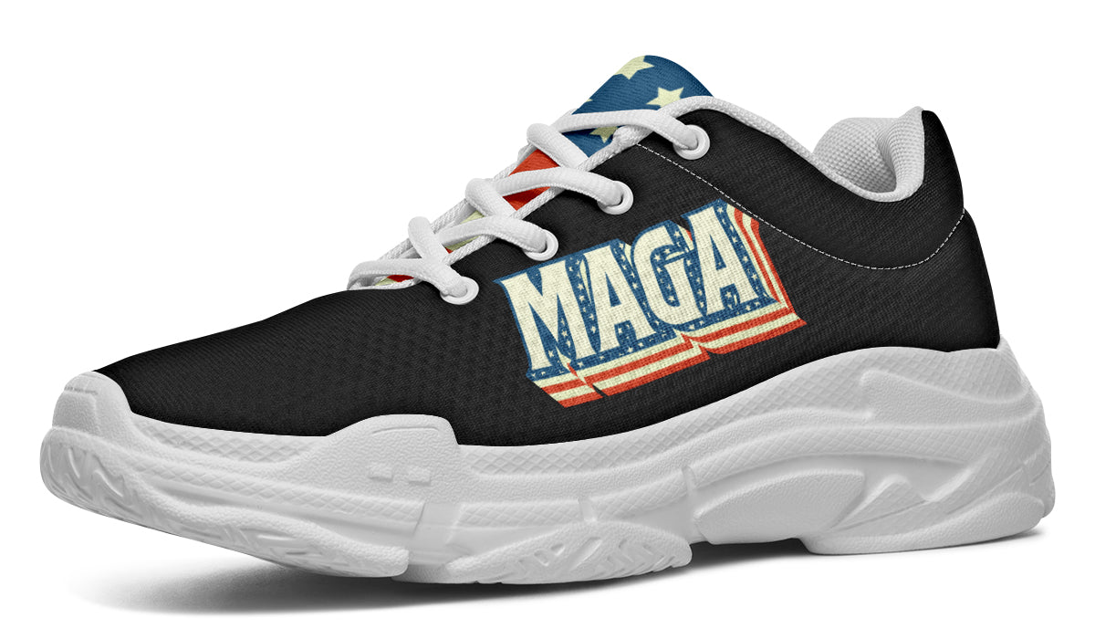 Retro 45-47 MAGA Chunky Sneakers