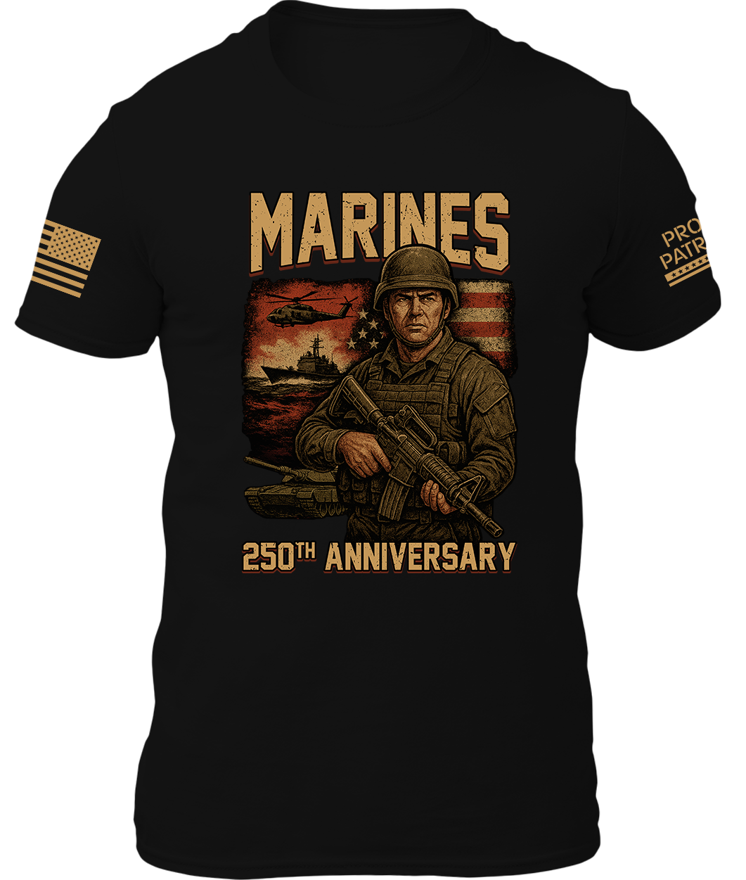 U.S. Marines 250th Anniversary Shirt