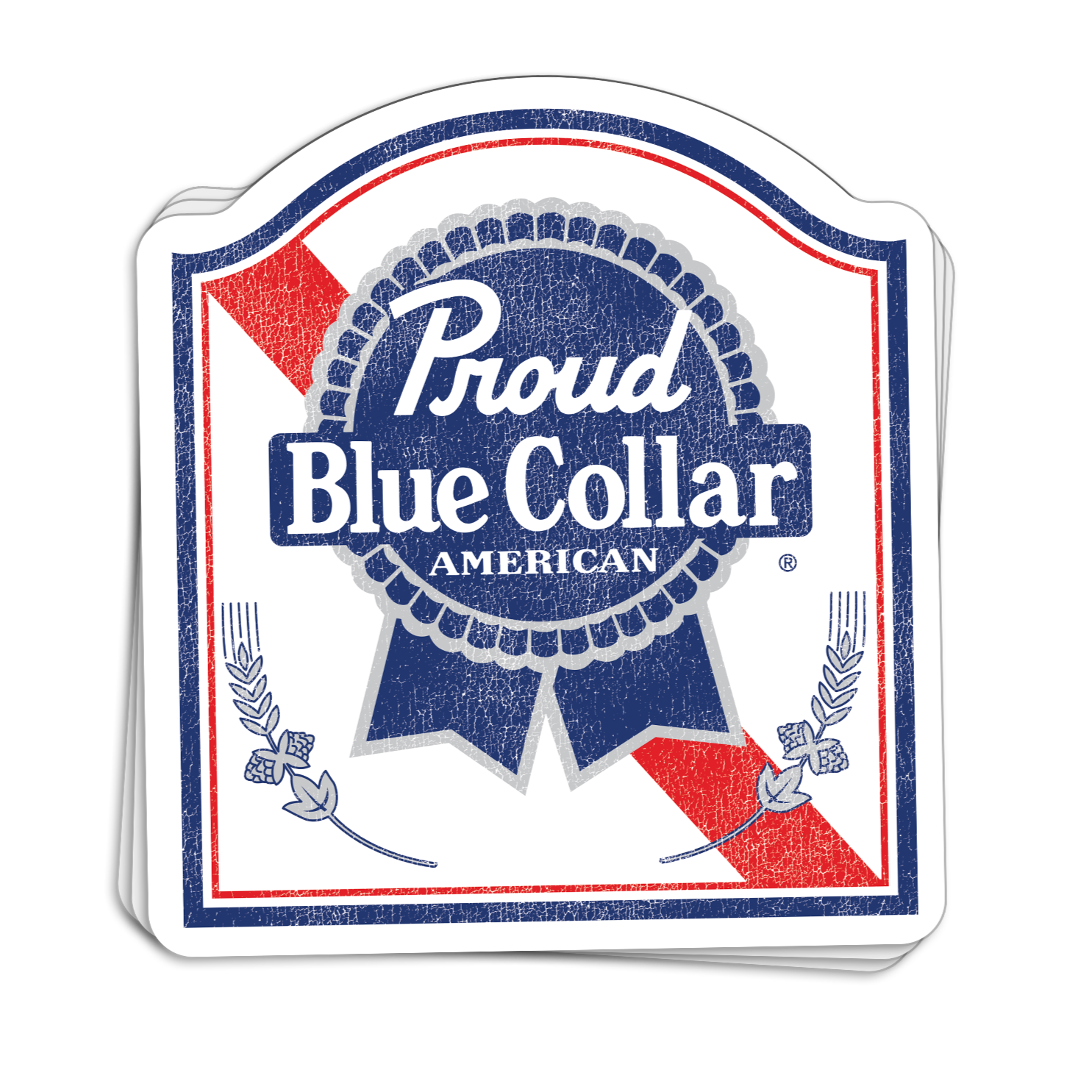 Proud Blue Collar Decal Proud Patriots
