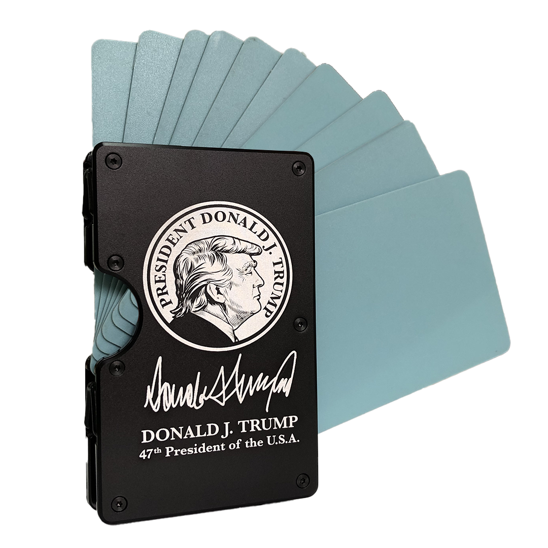 Presidential Wallet – 47th Edition Minimalist RFID Wallet (Pre-order Expected to Ship in July, 2025)