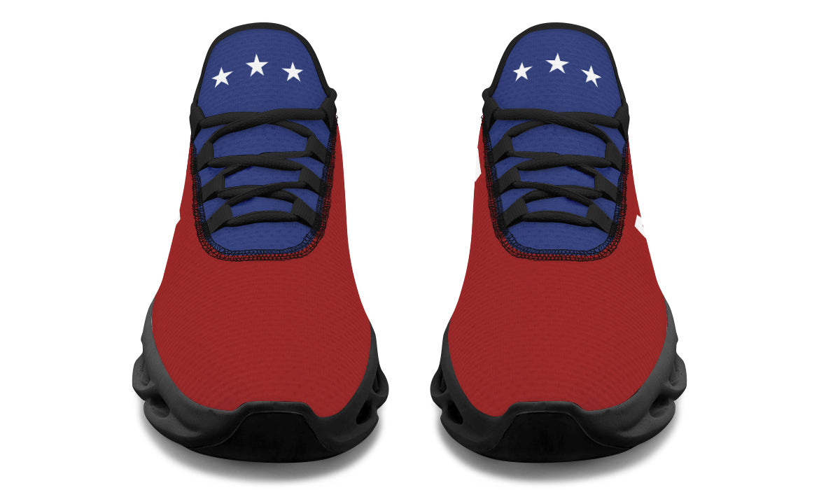 Red White Blue MAGA Trendy Sneakers