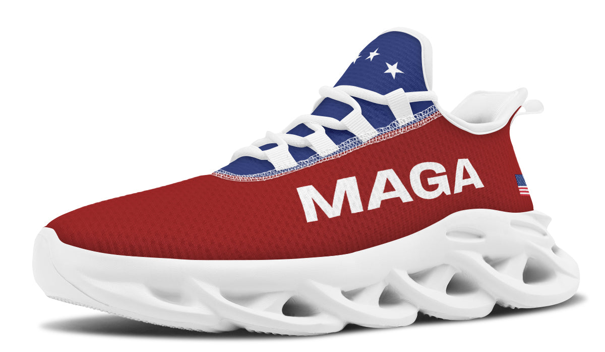Red White Blue MAGA Trendy Sneakers