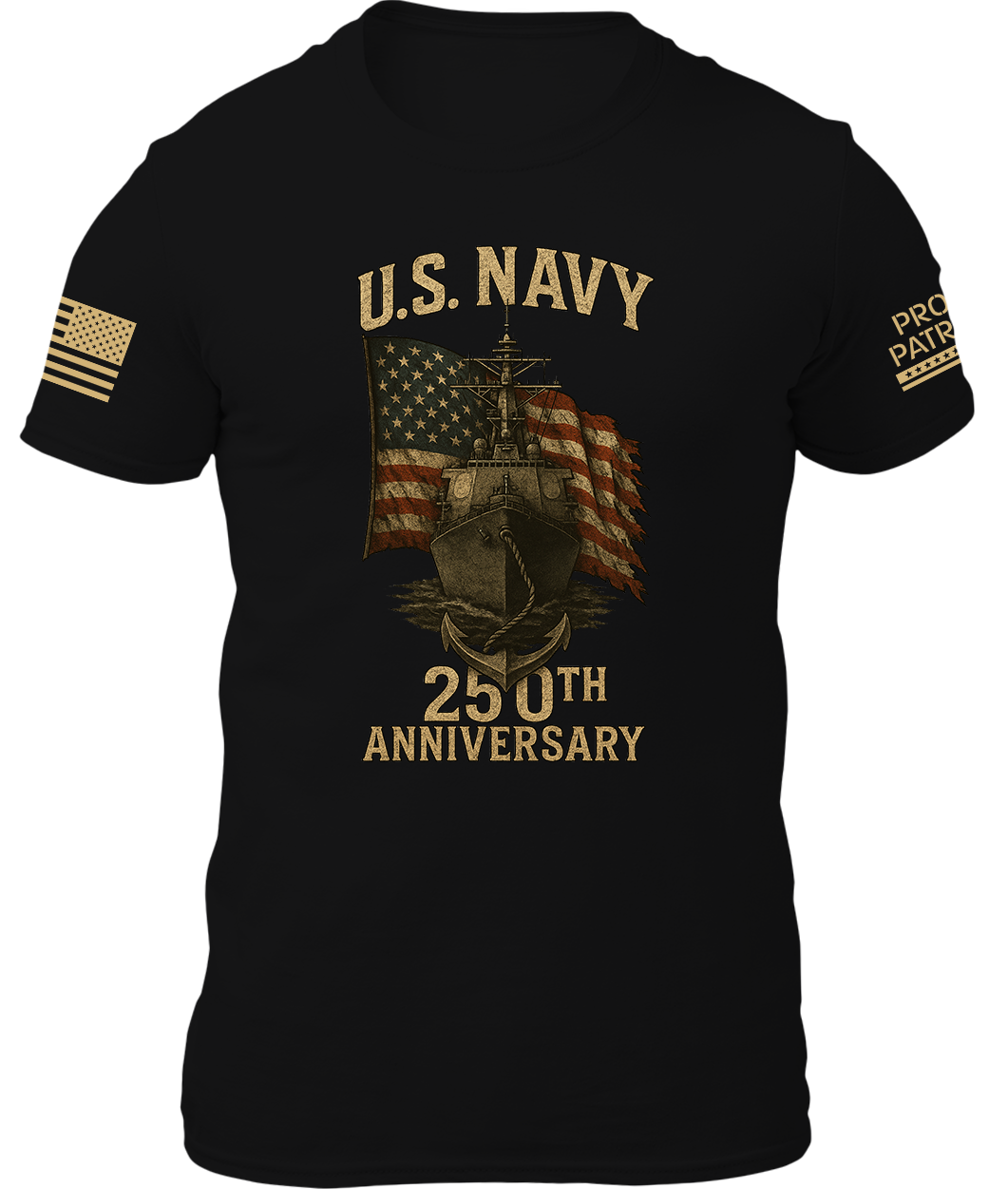 U.S. Navy 250th Anniversary Shirt