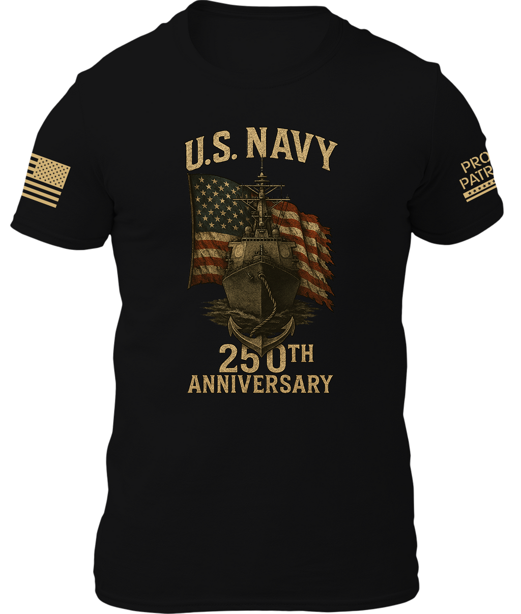 U.S. Navy 250th Anniversary Shirt – Proud Patriots