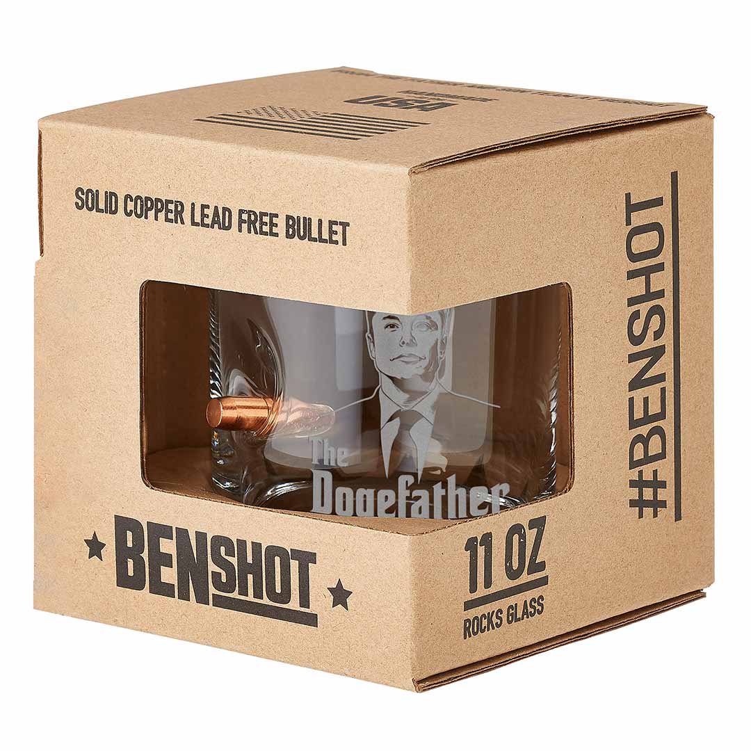 The Dogefather Whiskey Glass