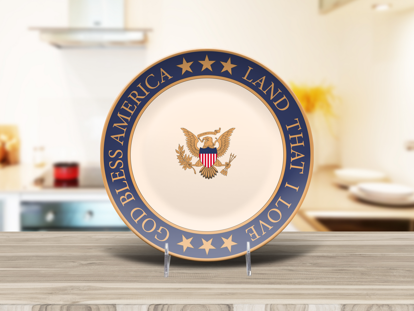 God Bless America Plate