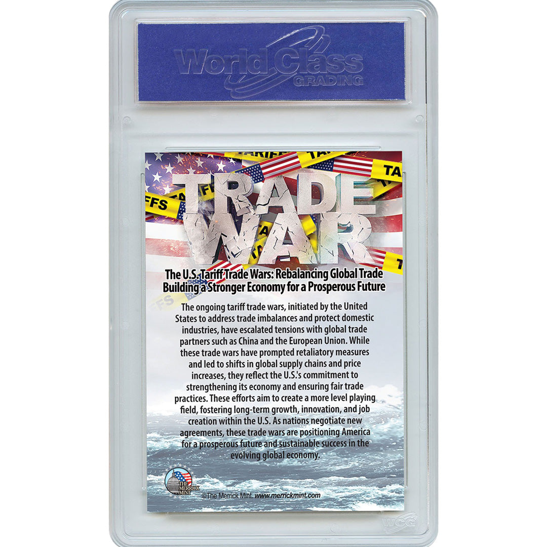 Trade War Collectible Trading Card (Professionally Graded GEM-MT 10)
