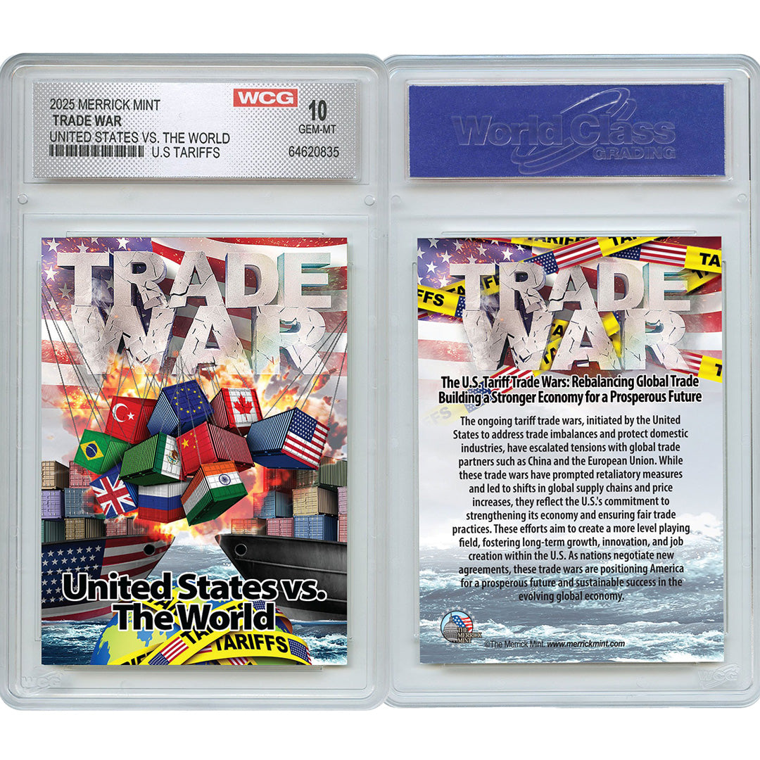 Trade War Collectible Trading Card (Professionally Graded GEM-MT 10)
