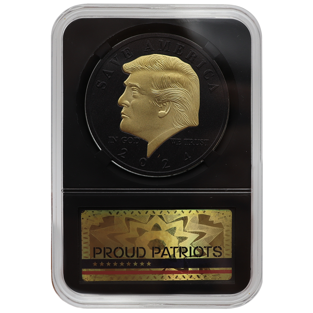 Trump Black & Gold Coin