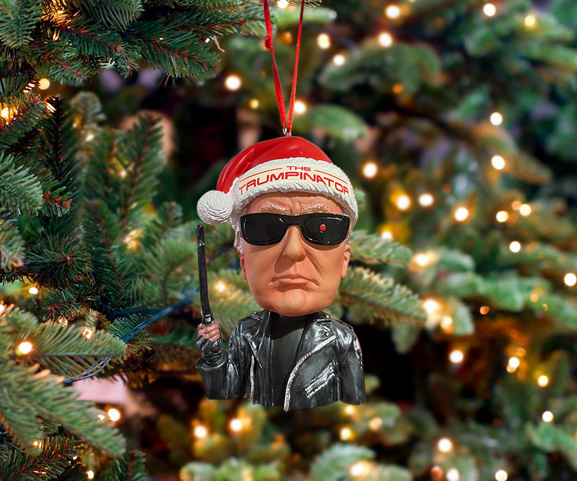 The Trumpinator Christmas Ornament