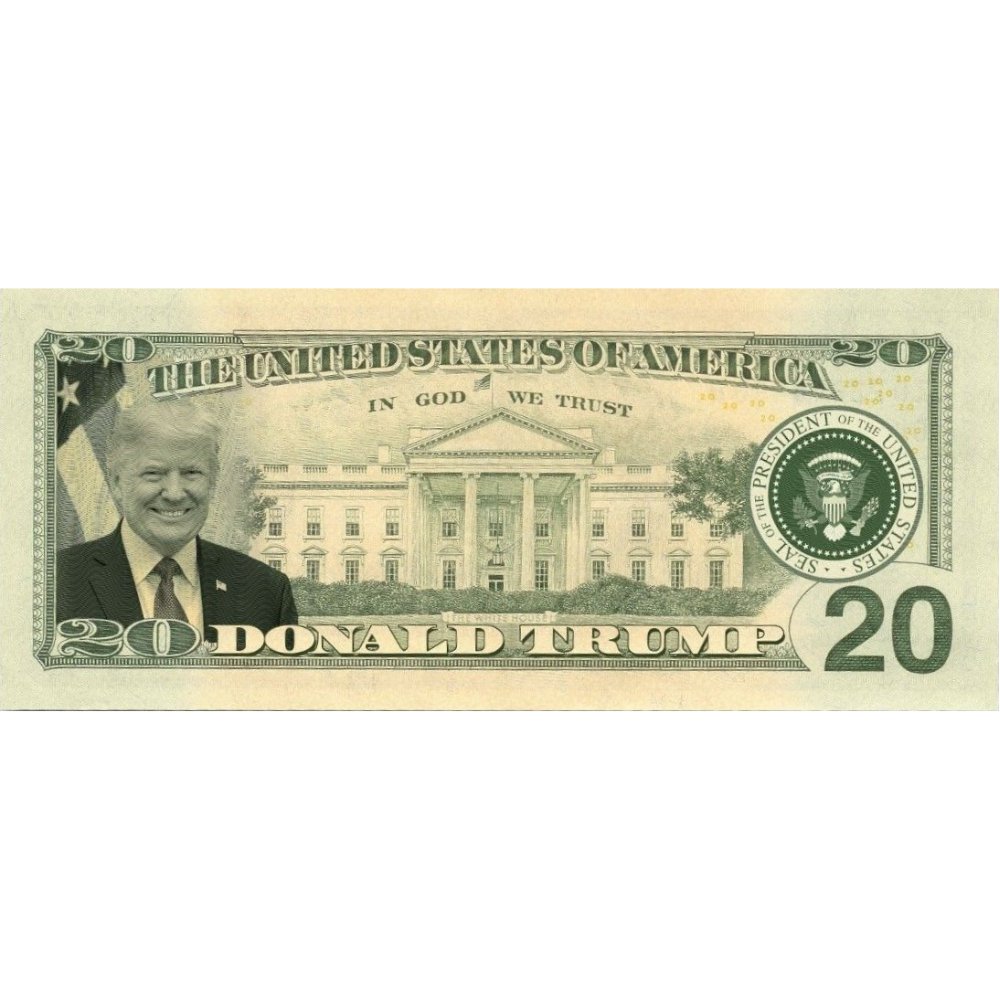 Donald Trump 2020 Genuine Legal Tender $20 U.S. Bill - Only 2,020 Ever Created! - Proud Patriots