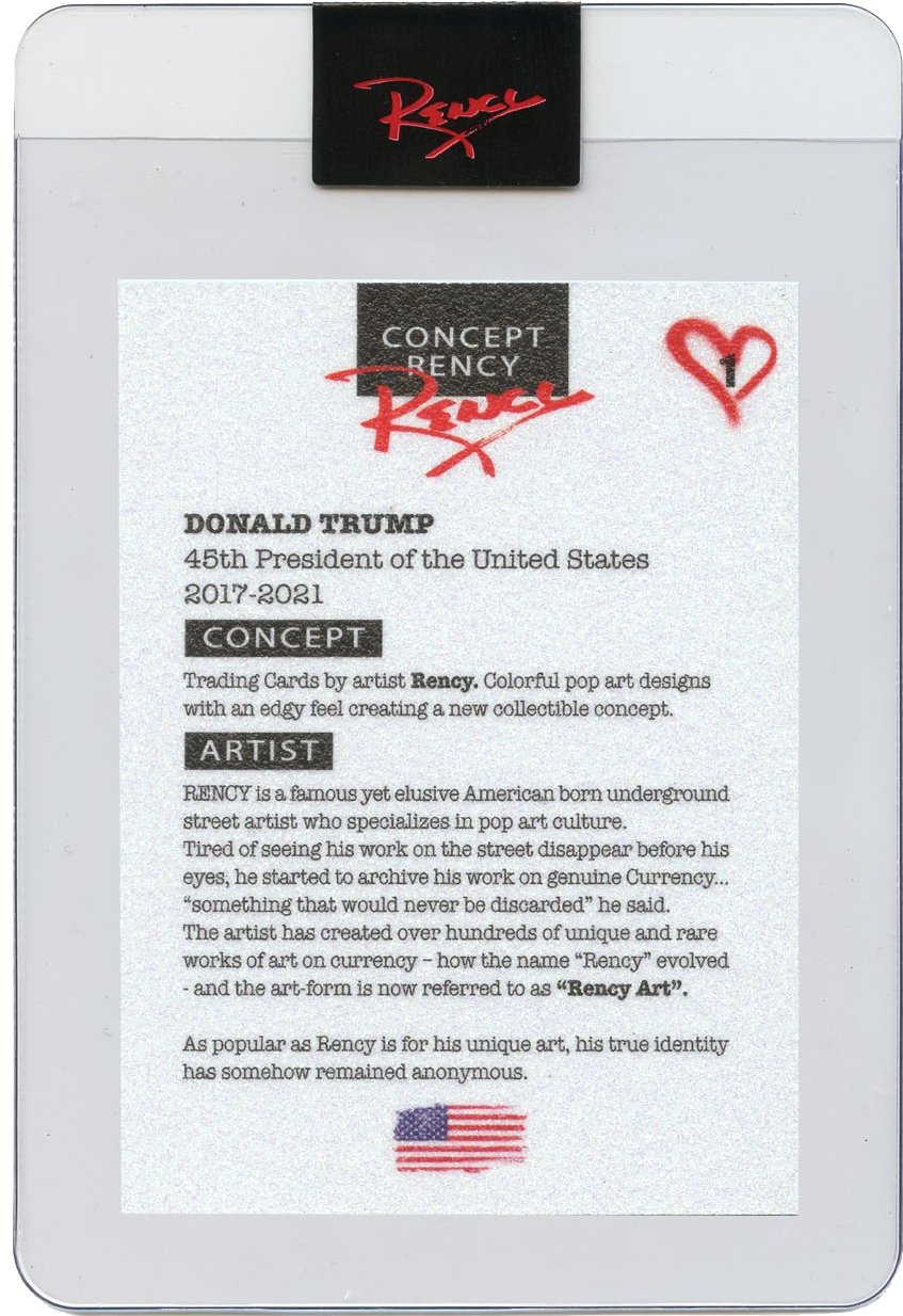 Rency "Trump" - Trading Card - Proud Patriots