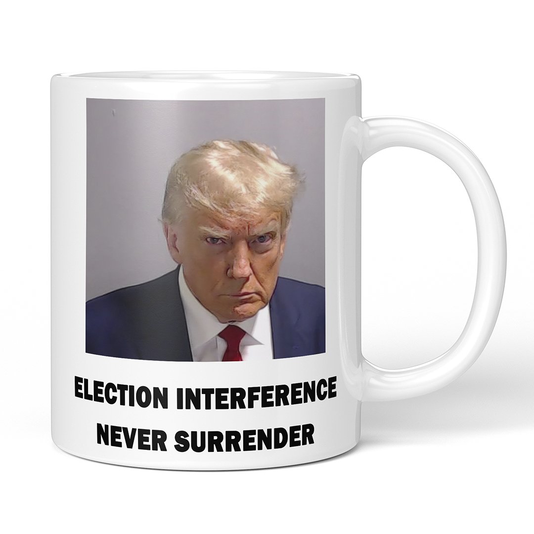 Trump Mugshot Mug White - Proud Patriots