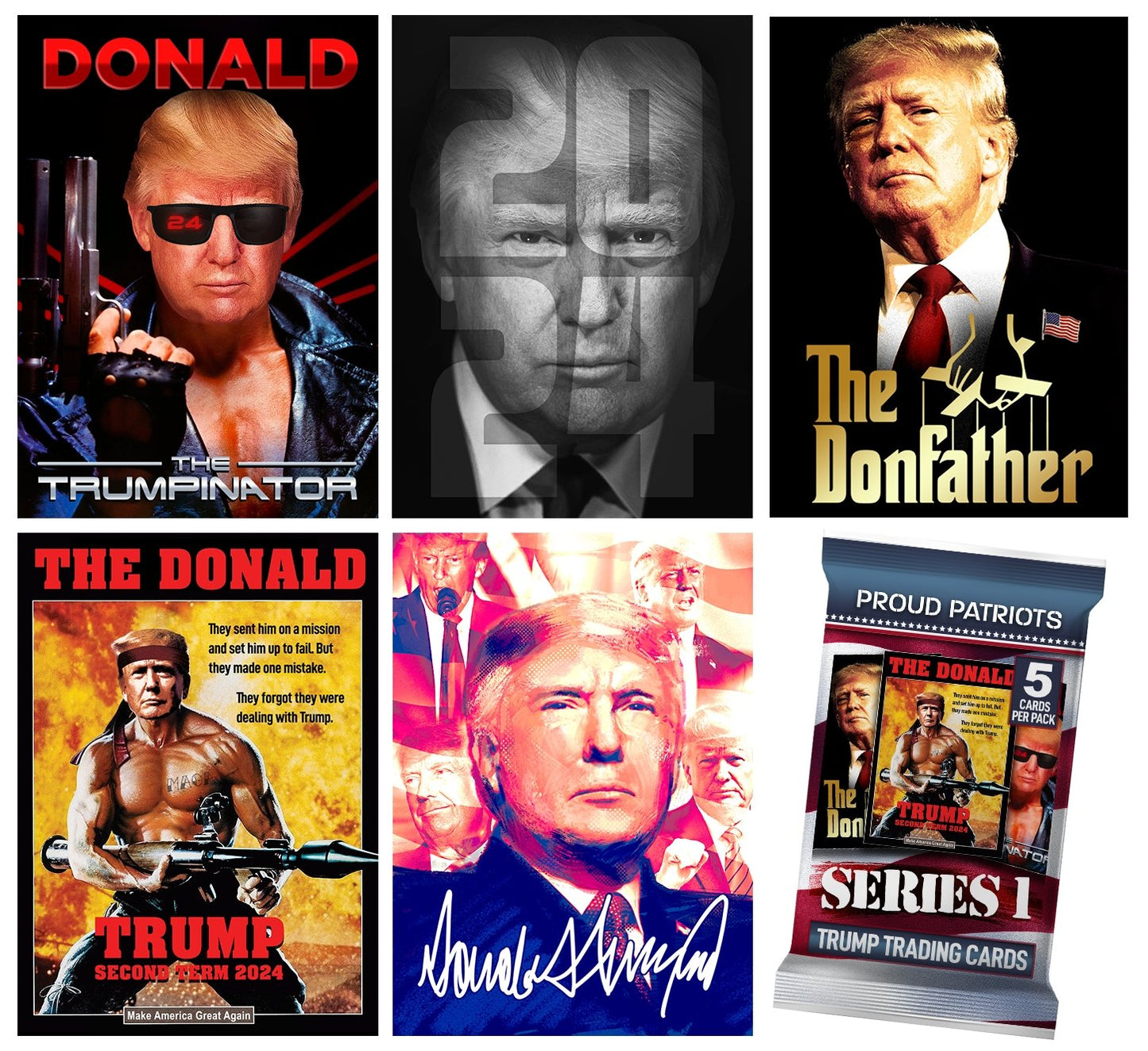 Trump Trading Cards - Series #1 - Proud Patriots