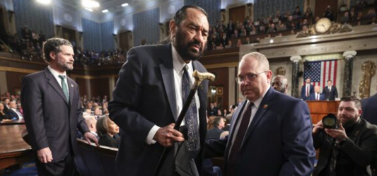 House Censures Democrat Al Green for Disrupting Trump’s Address