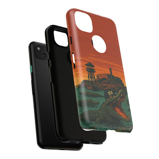 Alligator Alcatraz Hard Shell Tough Phone Case