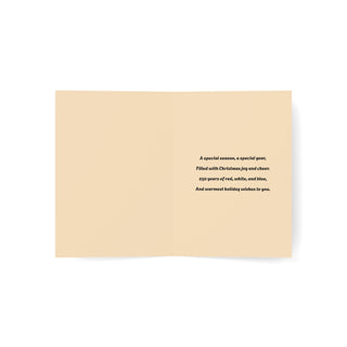 "Christmas 2026, 250 Years in the Making" Santa with Presents Christmas Cards (1, 10, 30, and 50pcs)