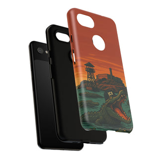 Alligator Alcatraz Hard Shell Tough Phone Case