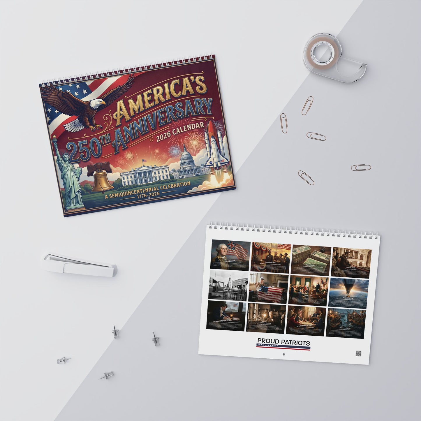 America's 250th Anniversary 2026 Calendar