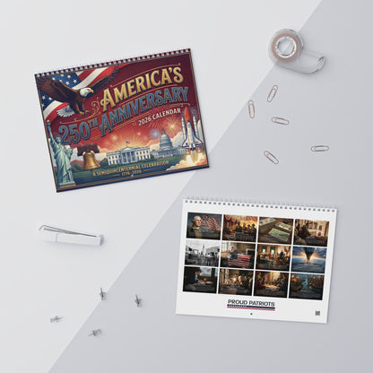 America's 250th Anniversary 2026 Calendar