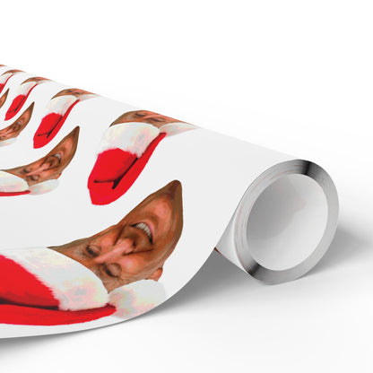 Trump Santa Pattern Wrapping Paper