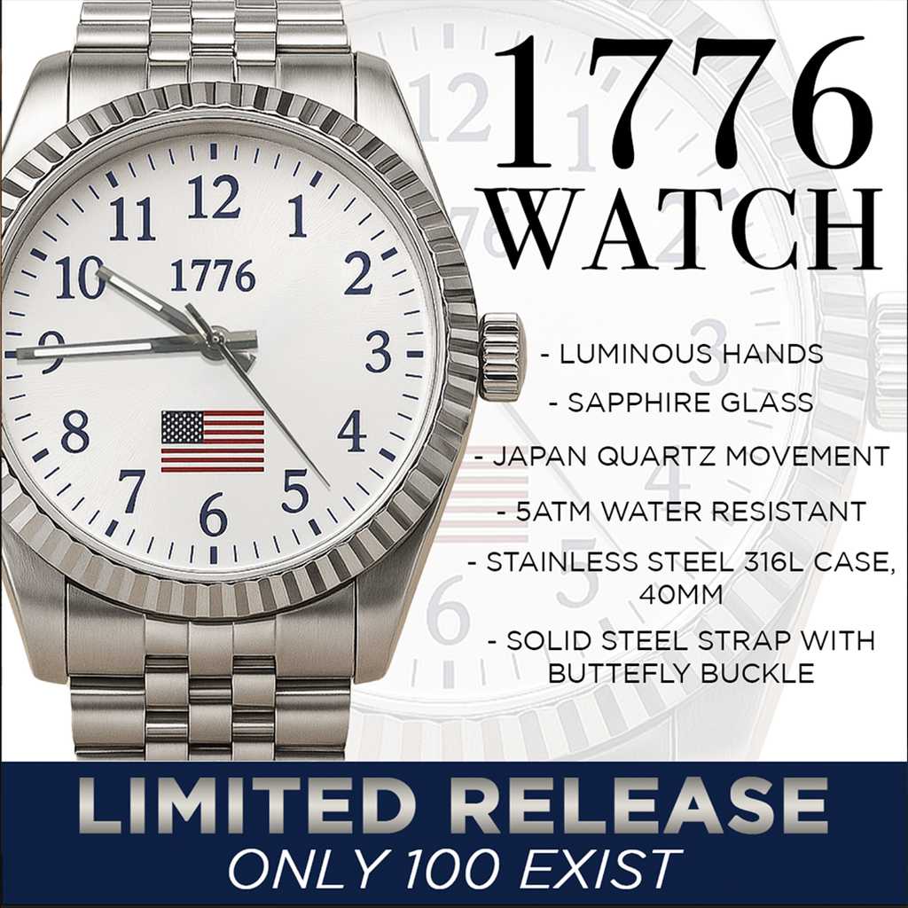 America's 250th Anniversary - Silver 1776 Heritage Watch — collectible watch, view 2