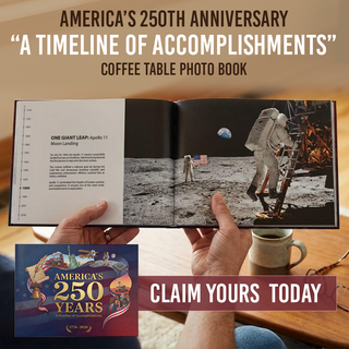 America's 250th Anniversary Hardcover Coffee Table Book (1776–2026)