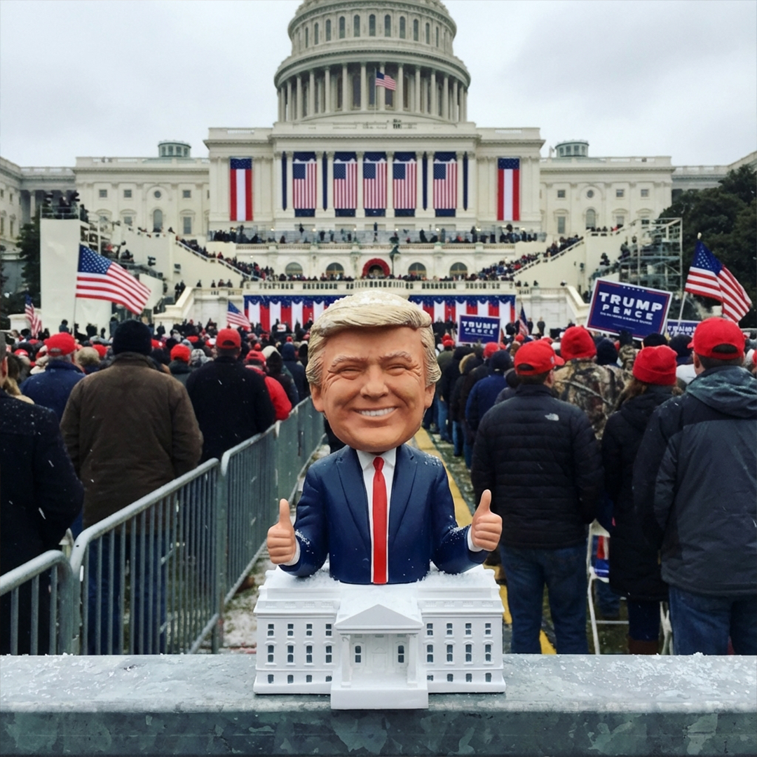 [SAVE 40%] Trump Legacy Bobblehead Collection