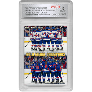 where to get a hockey card graded USA Hockey Double Gold Glory - Hybrid Men's & Women's Hockey