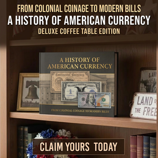 A History of American Currency Coffee Table Book