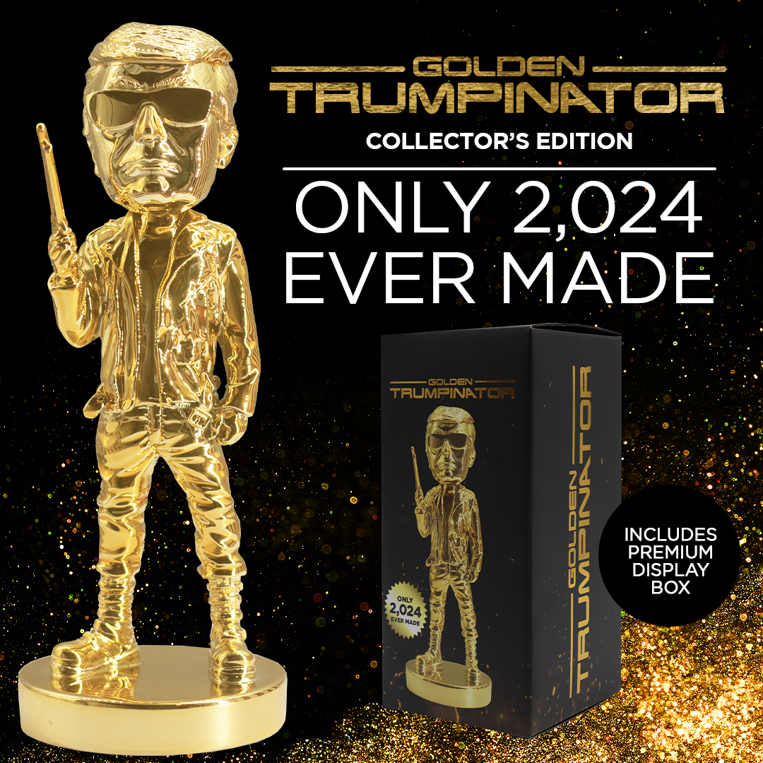 Gold Trumpinator Bobblehead (Limited Run of 2024 Units)
