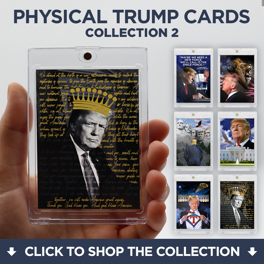 Trump Physical Trading Cards - Collection #2 (Bonus Gold Card) (Limited Print Run of 1,125 Units)