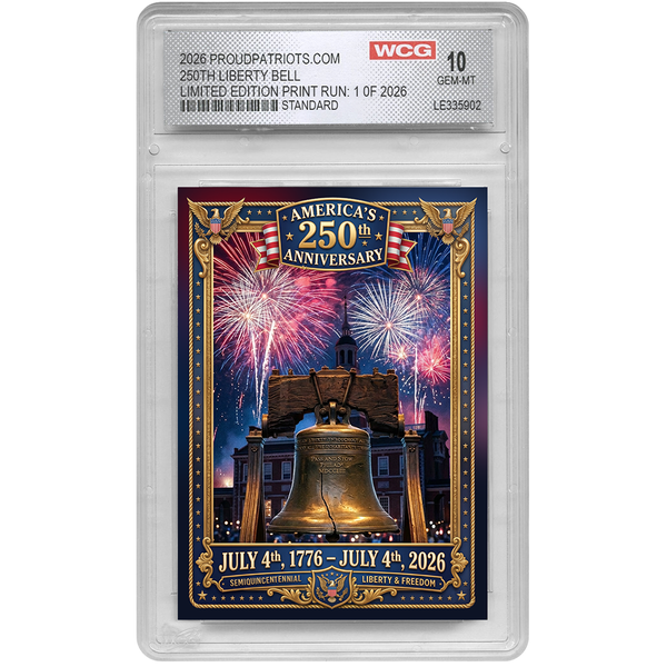 アクセサリー ATHLETE / AMBASSADOR APPRECIATION SALE America's 250th Anniversary Liberty Bell Trading Card GEM-MINT 10