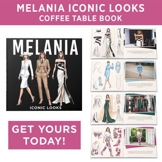 MELANIA: Iconic Looks Hardcover Fashion Book