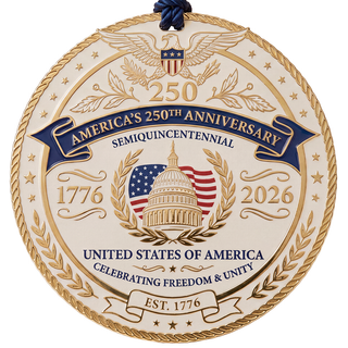 America's 250th Anniversary Christmas Ornament