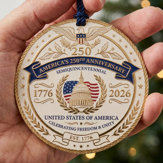 America's 250th Anniversary Christmas Ornament (Pre-Order Expected To Ship in October)