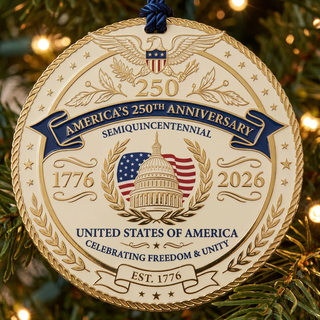 America's 250th Anniversary Christmas Ornament (Pre-Order Expected To Ship in October)