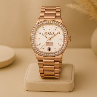 Rose Gold MAGA Watch