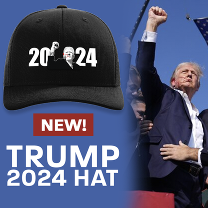 Trump 2024 "Keep Fighting" Black Hat