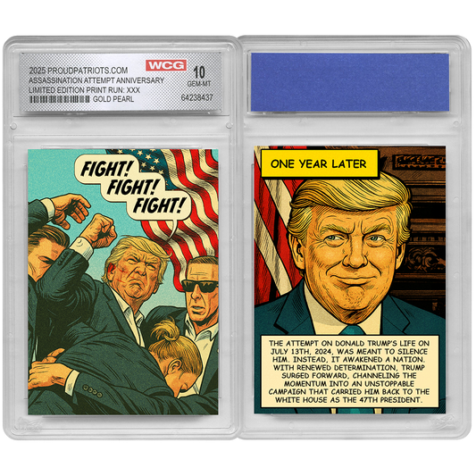 GOLD Fight Fight Fight Collectible Trading Card - One Year Anniversary Special Edition (Only 100 Available)