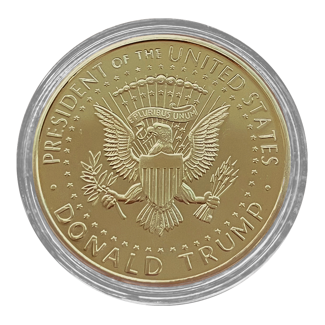 Trump Fighting For America Gold Coin