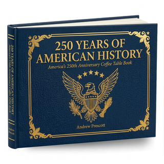 250 Years of American History: Leather-Bound Collector's Edition Book