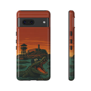 Alligator Alcatraz Hard Shell Tough Phone Case