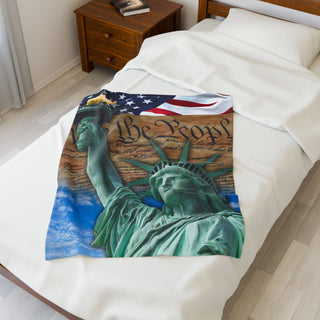 We The People Plush Blanket
