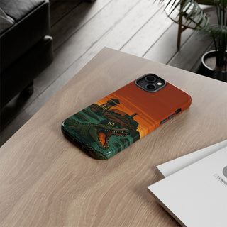 Alligator Alcatraz Hard Shell Tough Phone Case